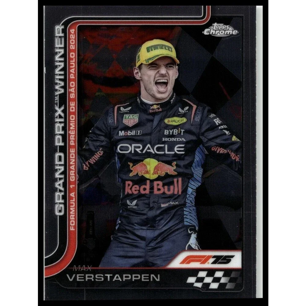 2025 Topps Chrome Formula 1 Max Verstappen #113 Oracle Red Bull Racing